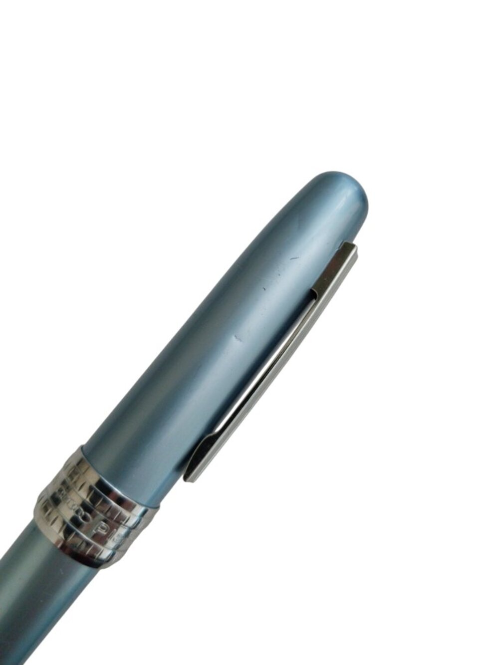 Platinum Plaisir Blue Aluminum Fountain Pen 02 Extra Fine Steel Nib Gently Used - Picture 11 of 14